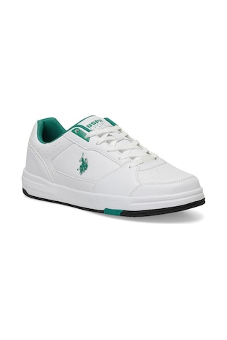 U.s. Polo Assn. Presto 4fx Beyaz Erkek Sneaker 000000000101502099 Beyaz - Yeşil