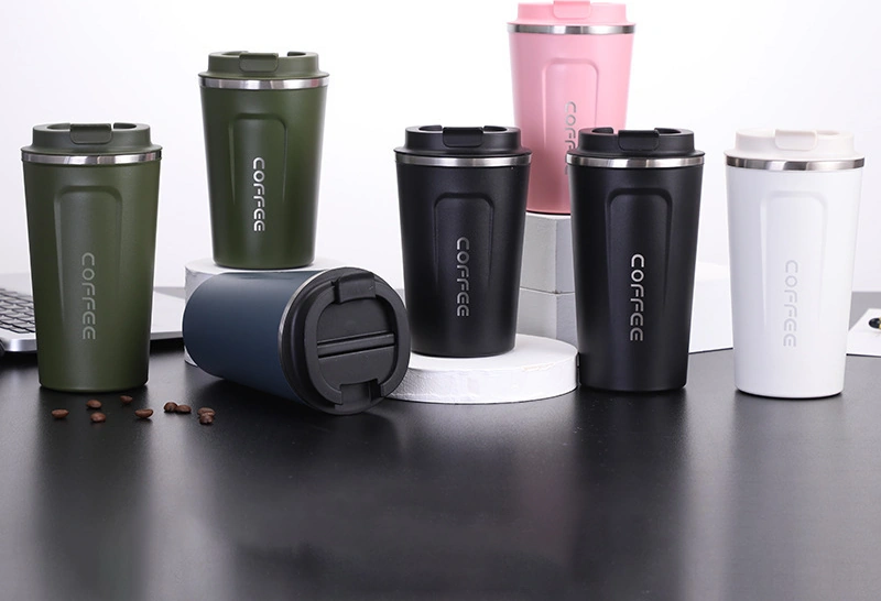 Lemestar 304 Çelik Vakumlu Kahve Bardak, Dışarıda Kullanım İçin Tasarlanmış, Araçlarda Uygun, Isı Saklama Özelliği, Beyaz, 380ml Stokta Beyaz