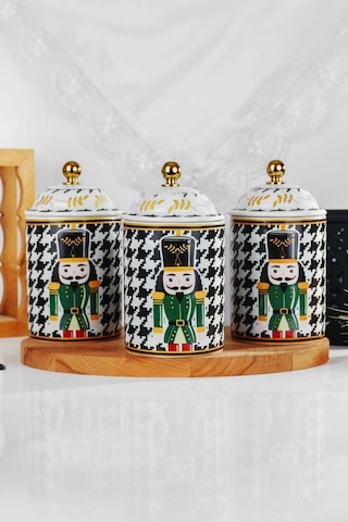 Krabhr-002 Miss Betty 3'lü Poselen Baharat Takımı 001