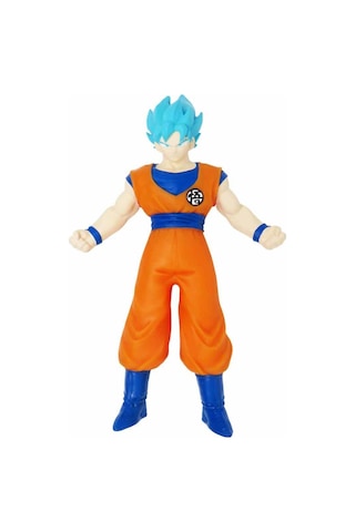 Monster Flex Dragon Ball Stretch Yumuşak Uzayan Elastik Figür 15 Cm - Super Saiyan Blue Goku