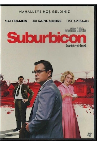 Kenar Mahalle Suburbicon Matt Damon Dvd Ambalajında