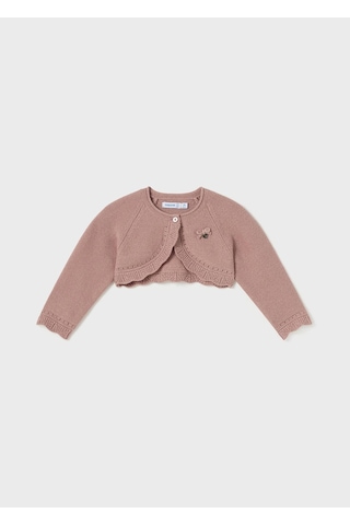 0-36 Ay Mayoral Kız Bebek Merserize Bolero Pembe