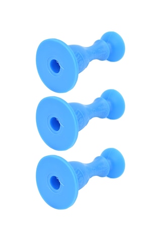 Tenfowee 3'lü Paket: Kauçuk Çamaşır Makinesi Kapı Açıcı - Hava Döngüsü Sağlar, Nem Ve Koku Engeller - Çok Amaçlı Kullanım Kapı, Telefon, Duvar Koruması - Mavi Mavi