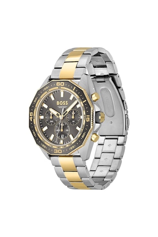 Hugo Boss HB1513974 Çelik Altın/Metalik Gri 44 mm Erkek Kol Saati