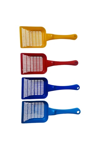 Kedi Uzun Ömürlü Dayanıklı Plastik Ergonomik Geniş Delikli Hijyenik Topaklanan Pratik Evcil Hayvan