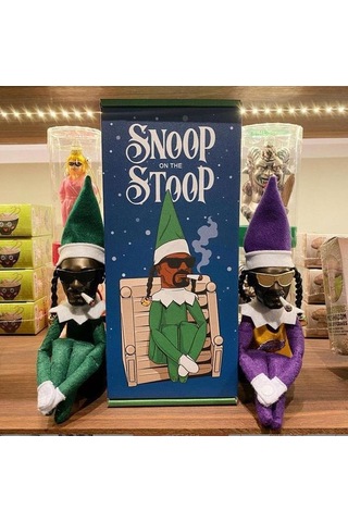 Snoop On A Stoop Noel Elf Bebek 216 Mor 3216 30cm