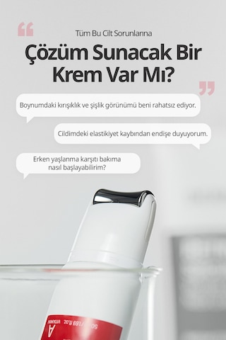 Kırışıklık Karşıtı, Masaj Başlıklı Yüz&boyun Kremi Dermatory Retinal Spicule Wrinkle&neck Cream