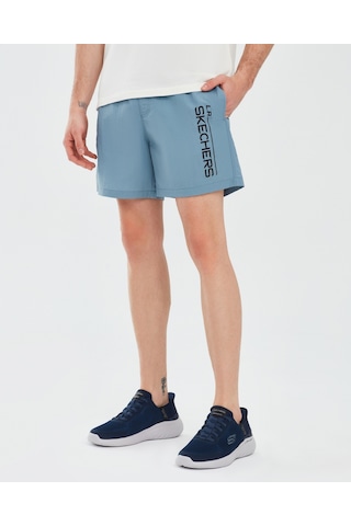 Skechers Swimwear M 5 Inch Swimshort Erkek Mavi Deniz Şortu S241138-400 Mavi