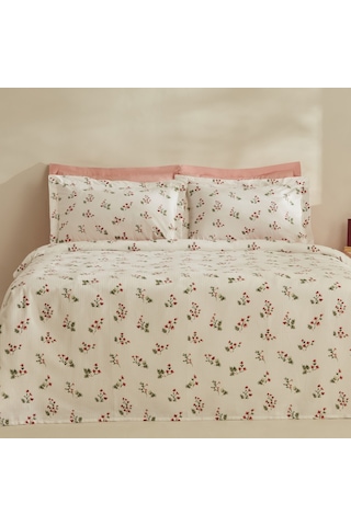 Karaca Home Silvie %100 Pamuk Çift Kişilik Pike Takımı Kırmızı Pp 200.22.04.0322 Kırmızı