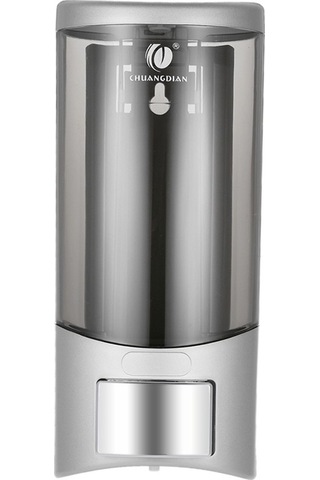 Tongxida Tuvalet Tutucusu Tek Şişe Şampuan Sabunluk Monte Ml Manuel Leezsing Kutusu Duvara Chuangdian 500 Uq Gümüş Gümüş