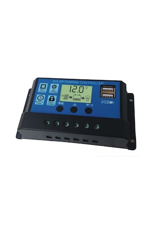 Electric 3 Aşamalı Pwm Şarj Kontrolü, 30a Güneş Şarj Kontrol Cihazı, Ev Ve Sokak Lambaları İçin