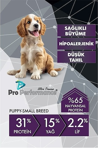 Pro Performance Kuzulu Ve Yaban Mersinli Küçük Irk Yavru Köpek Maması 12 Kg 124-10022.06
