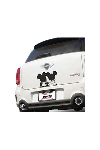 Micky And Minnie Sticker-miyrem Oto-motor-laptop-duvar-dekor 10 X 7 Cm