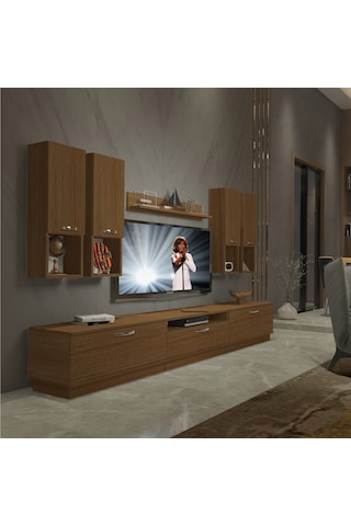 Decoraktiv Trendstyle 8da Slm Tv Ünitesi Tv Sehpası Ceviz