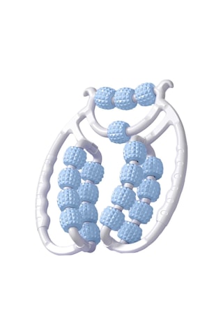 Masaj Silindiri Relax Silindiri 20 Tekerlek Tüp Şeklinde Cihaz Kol Bacak Masajı Golf Dirseği Boyun Bacak İçin Dairesel Bacak Kelepçeleri Vad Blau Çok Renkli