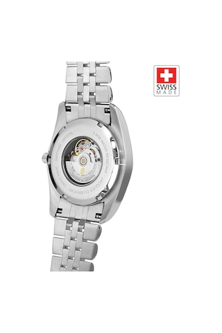 Inspıratıon Jwl04108 Sellita Sw100, 25 Jewels Otomatik Mekanizmalı, Swiss Made Kadın Kol Saati Gümüş