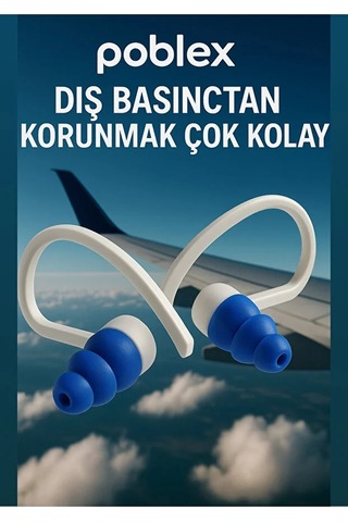 Poblex Kulak Tıkacı Çok Amaçlı Koruma Çözümü - Uçak Ve Seyahat
