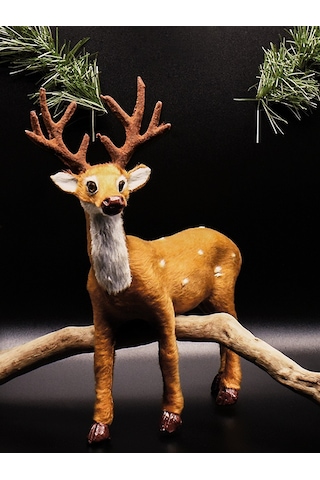 Waldern Yılbaşı Dekoratif 25 Cm Geyik Süs Rudolf