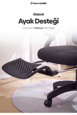 Zephyr Oyuncu Koltuğu Siyah