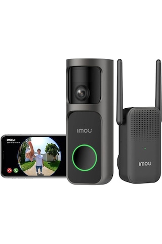 Imou Db-3ep-4m0w/ds3 4 Mp Dahili Kameralı Ir Kapı Zili Doorbell 3 Kit