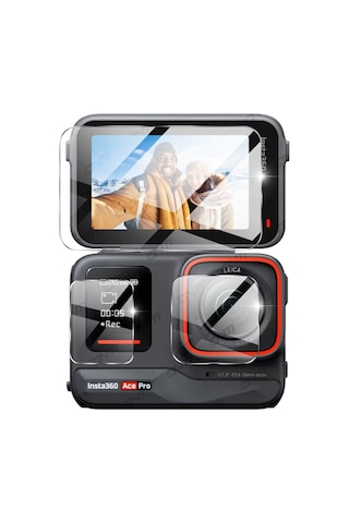 Insta360 Ace Pro/ace Pro 2 Aksiyon Kamera Uyumlu Ekran Koruyucu Nano Jelatin Seti