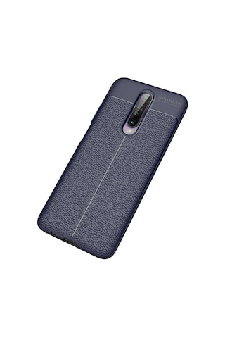 Xiaomi Poco X2 Kılıf Zore Niss Silikon Kapak Lacivert