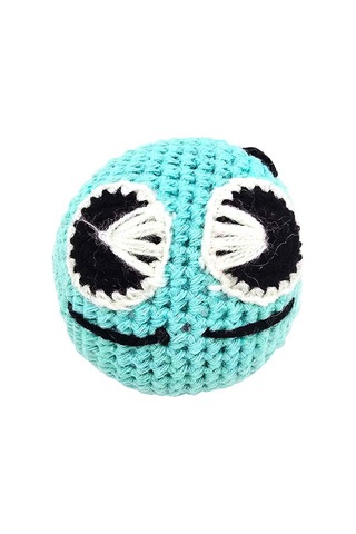 Jooys Amigurumi Kedi Oyuncağı Turkuaz Emoji