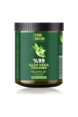 Cuba Nature Aloe Vera Collagen Gel Krem 300 ML