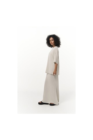 Mai Collection Mai Studios Co. Grazia Bej T-shirt Etek Takım Bej