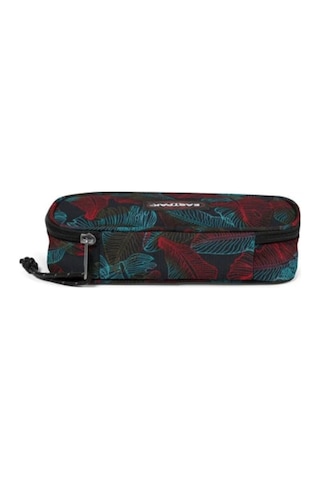 Eastpak Oval Single Siyah Desenli Kalem Kutusu Gümüş - Siyah