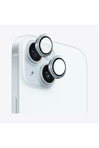 Safeus Safir Temperli Kamera Lens Koruyucu Apple Uyumlu iPhone 15 Plus Ve İle Mavi