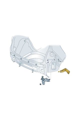 Vw Golf 7.5 2017-2020 Arka Tampon Sağ Bağlantı Braketi 5g6807394