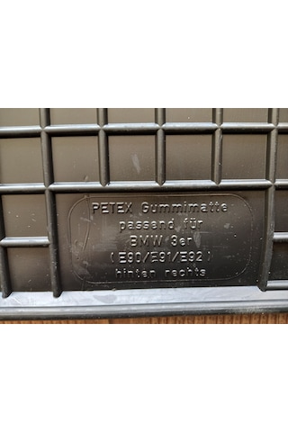 Bmw E90 E91 E92 Kauçuk Siyah Paspas Takımı Alman Petex