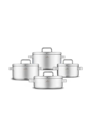 Jumbo Monaco 8 Parça Çelik Tencere Seti