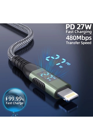 Honeybeeshop 2 Adet Hızlı Şarj Kablosu Usb Cden Lightning İphone Uyumlu 13 12 İçin Samsung Android Ve Akıllı Telefonlar İçin Usbden Type Cye İphone Uyumlu 14 13 12 11 İçin Usbden İos Uyumlu Uyumlu