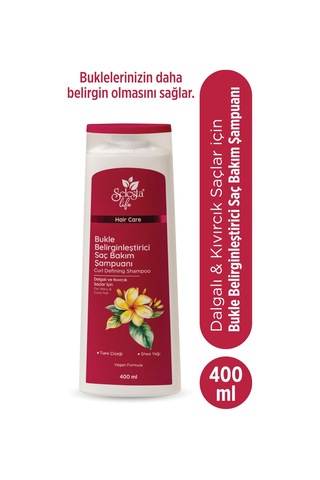 Selesta Life Tiare Çiceği Ve Shea Yağı Özlü Bukle Belirginleştirici Şampuan Dalgalı Ve Kıvırcık Saçlar 400 Ml