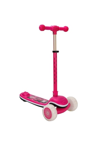 Sesli Ve Işıklı 3 Tekerlekli Katlanabilir Scooter Mavi