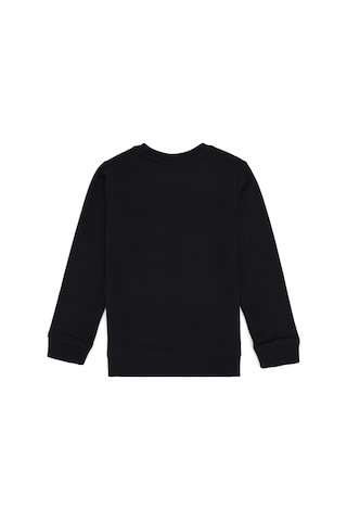 U.S. Polo Assn. Erkek Çocuk Siyah Bisiklet Yaka Basic Sweatshirt 50313979-VR046