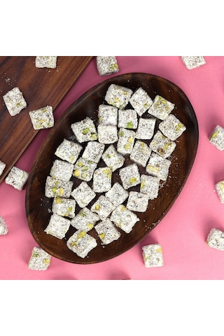 DermeOnline Lokum Çifte Kavrulmuş Hindistan Cevizli Duble Fıstık 260 G