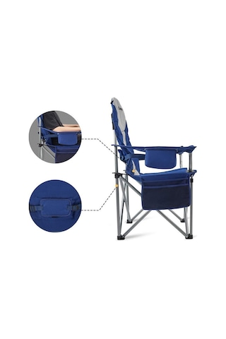Kıngcamp Deluxe Sandalye Mavı/grı mk_16.0.KIN.0KC3888MGRI.000 Mavi