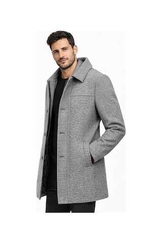 Classics Men Claassics Men Erkek Regular Fit Kaşe Kaban Ceket - 7531 Gri