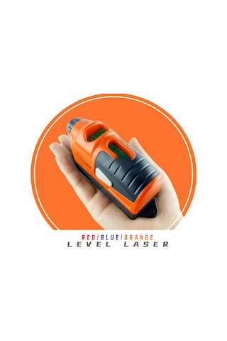 Maiyame Etopoo Kısa Dalga İnfrarede Lazer Seviye Cihazı, Çok Fonksiyonlu Toprak Kablosu Tespit Edici, Su Geçirmez Mini Tasarım Turuncu Dc50