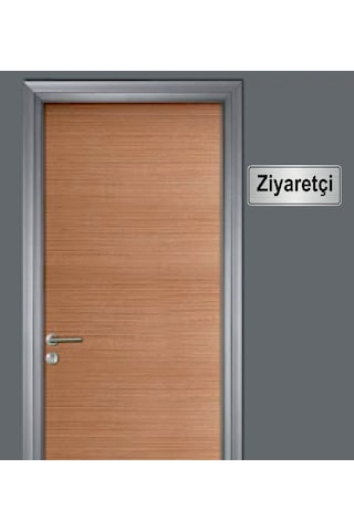 10X20 Cm Ziyaretçi Yazılı Metal Yönlendirme Levhası