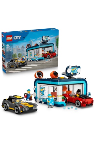 LEGO® City Otomatik Araç Yıkama 60497 - 6 Yaş ve Üzeri Çocuklar için 4 Minifigür İçeren Yaratıcı Oyuncak Yapım Seti (583 Parça)
