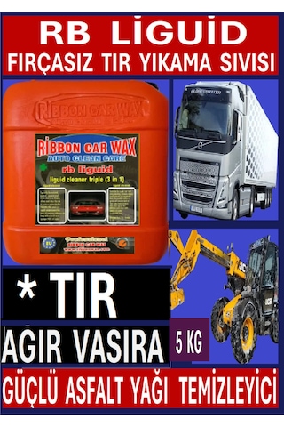 Rb Liguid Fırçasız Tır Ağır Vasıta Yıkama Şampuanı 5 Kg