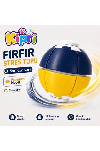 Spinner Ball Rulmanlı Fırfır Stres Topu Bas-çevir 3d Baskı Fidget Oyuncak