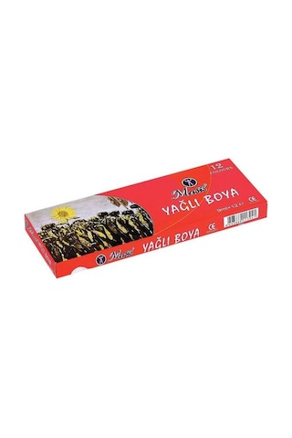 Masis 12 Renk Yağlı Boya Seti 9 ML Tüp