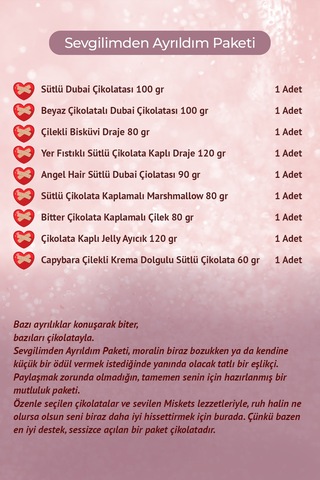 Sevgilimden Ayrıldım Paketi