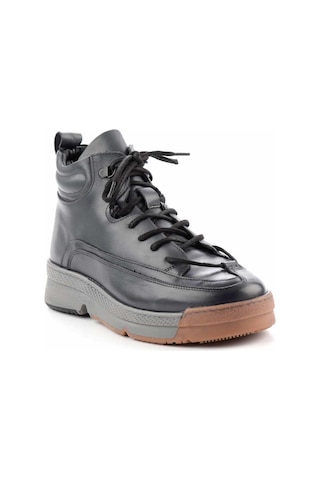 Gri Hakiki Deri Erkek Bot & Bootie E02728014703 Gri