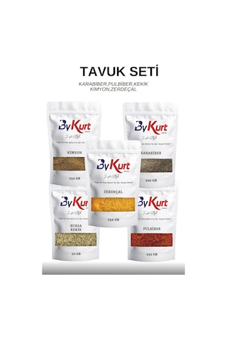 Bykurt Tavuk Tutkunu Baharat Seti
